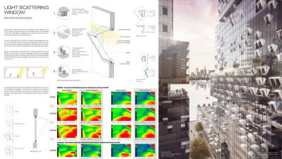 Projekt "Light Scattering Window" ("Okno rozpraszające światło") okazał się najlepszy w regionie Europa Wschodnia i Bliski Wschód w kategorii "Światło naturalne w budynkach