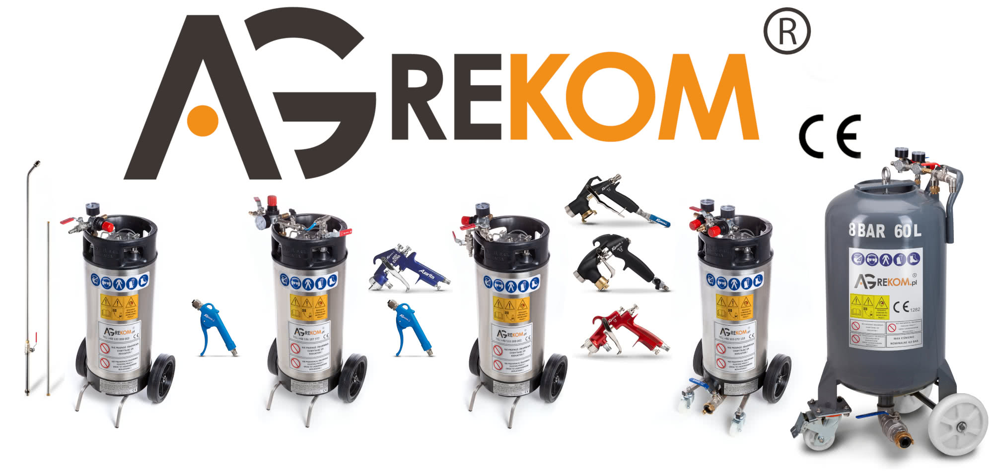 Agregaty malarskie i tynkarskie AGREKOM Agregaty malarskie i tynkarskie AGREKOM
